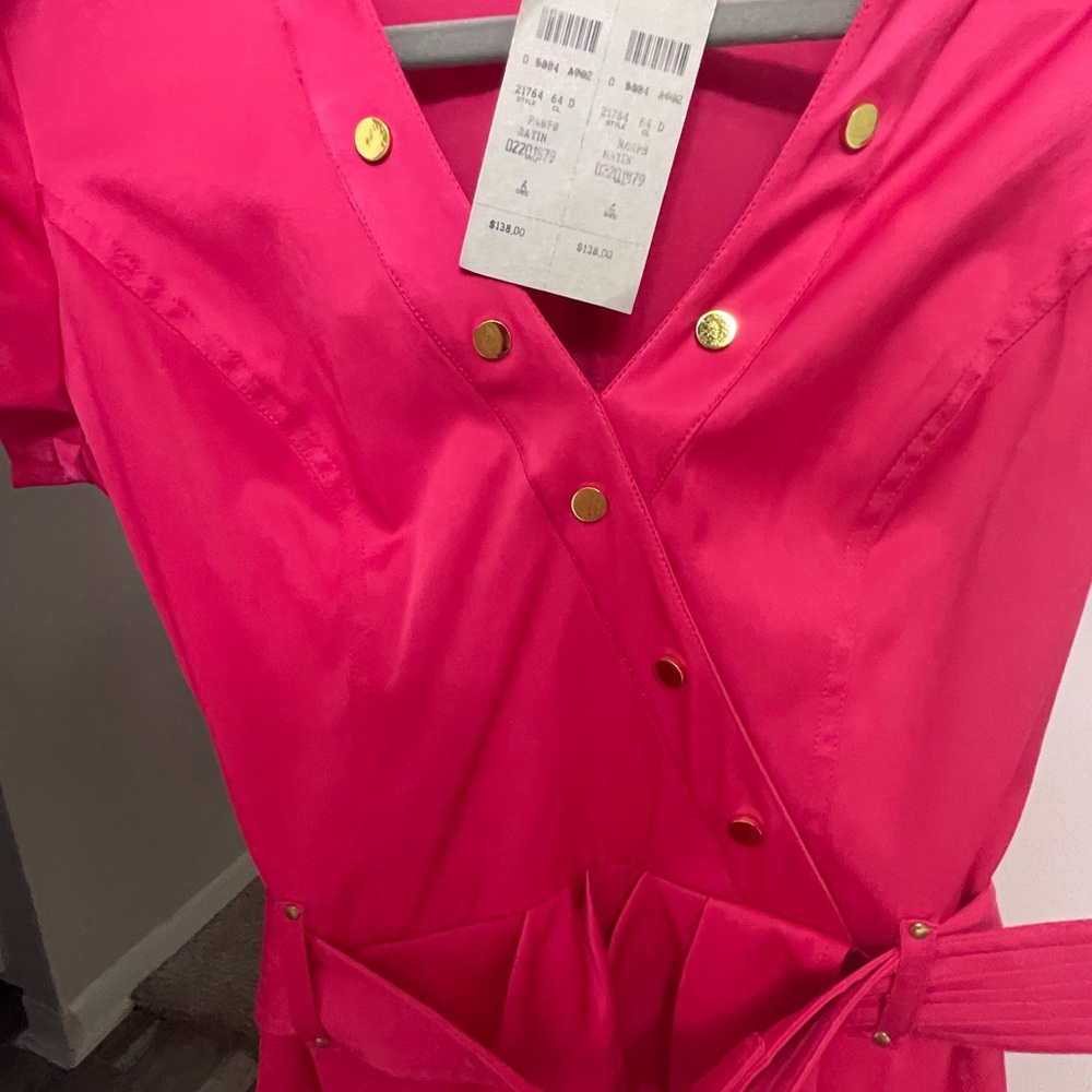 NWT Raspberry satin dress 💕✨ - Picture 5 of 8